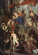 RUBENS, Pieter Pauwel Madonna Enthroned with Child and Saints china oil painting reproduction